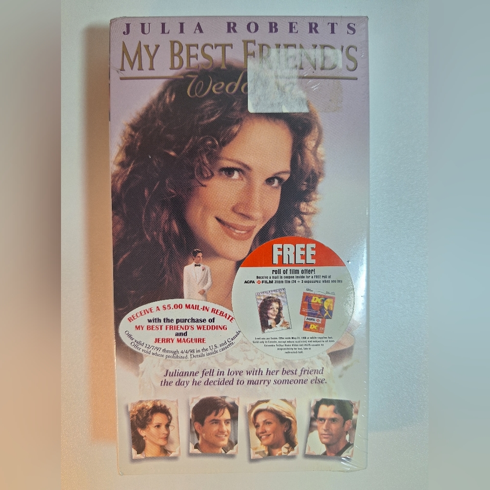 My Best Friend's Wedding VHS NEW sealed